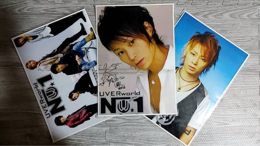 UVERworld コピーサイン入りポスター 3枚セット - メルカリ