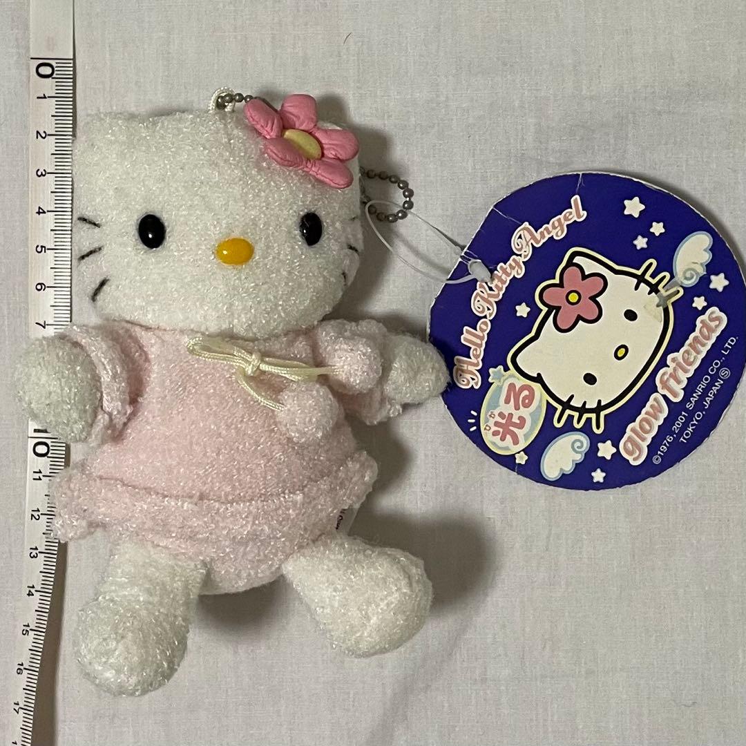 2001年製 ハローキティ ピンク 天使 エンジェル マスコット 花の髪飾り