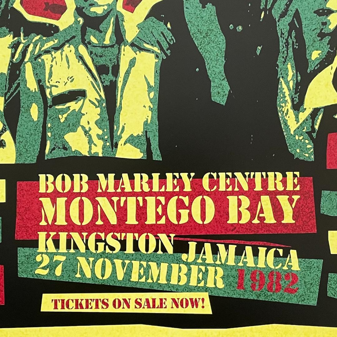 ポスター☆ザ・クラッシュ（The Clash）1982 ジャマイカ・コンサート