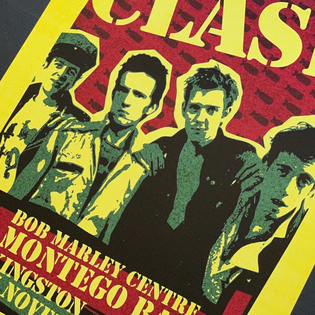 ポスター☆ザ・クラッシュ（The Clash）1982 ジャマイカ・コンサート