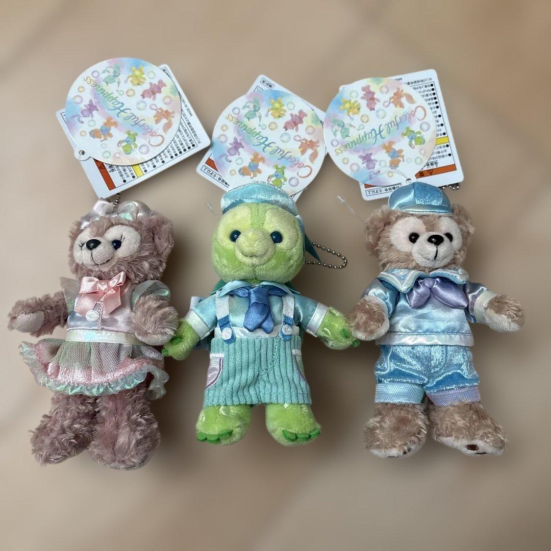 ダッフィー・シェリーメイ・ジェラトーニ セット＆ミニシール