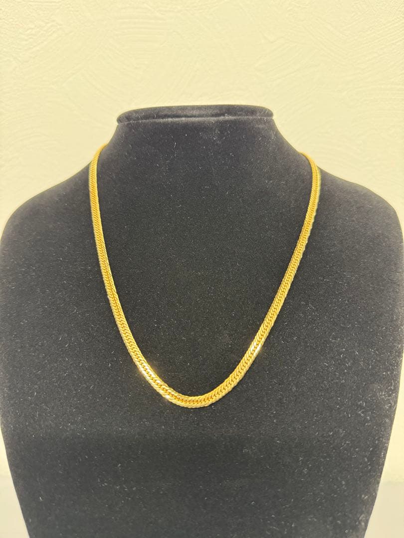 【中古】K18喜平ネックレス (12面カットトリプル) 45cm/18.2g