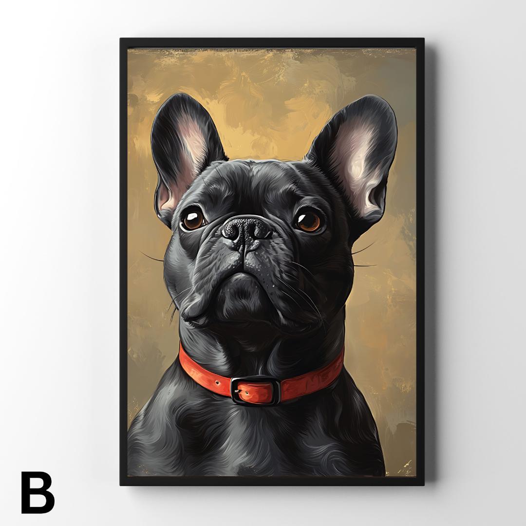 PET229】フレンチ ブルドッグ 犬アート いぬの絵 カッコイイ犬 - メルカリ