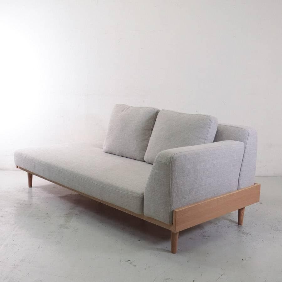 値下24年展示品 ウニコ ノルア カバーリングソファ 3シーター グレー