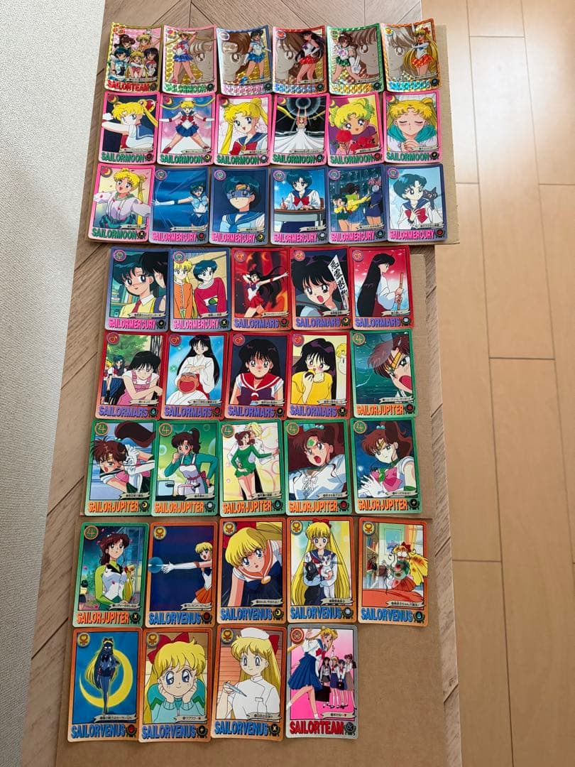 バンダイ当時物セーラームーンRカードダス セーラー戦士グラフィティⅢ パート　3