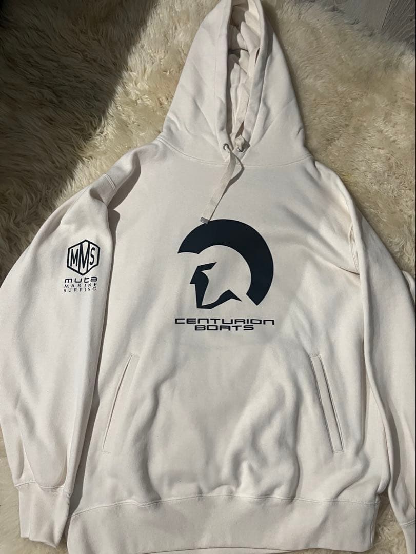 ムータマリン、CENTURION BOATS コラボパーカー ホワイト