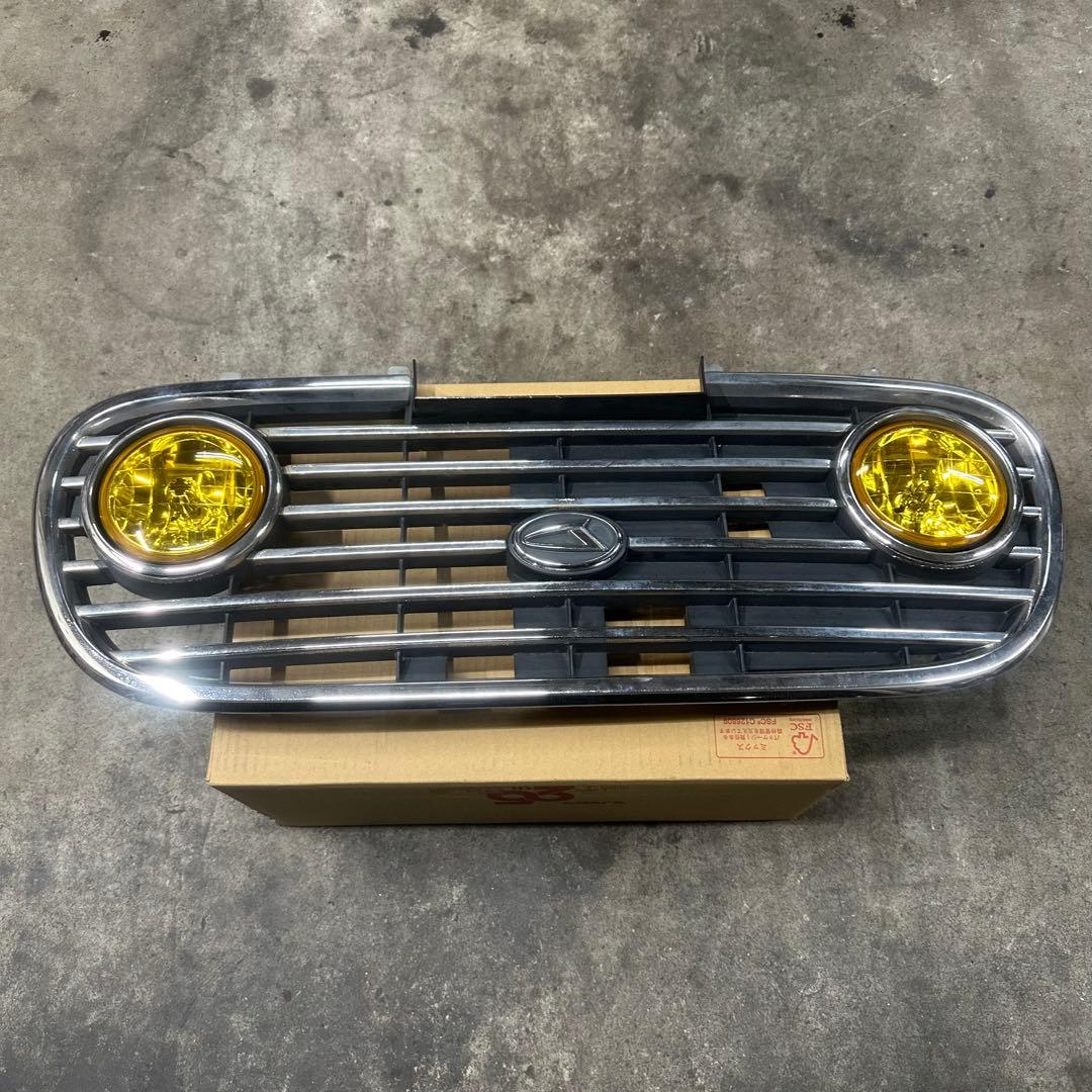 ミラジーノ l700s フロントグリル イエローフォグランプ付き - メルカリ