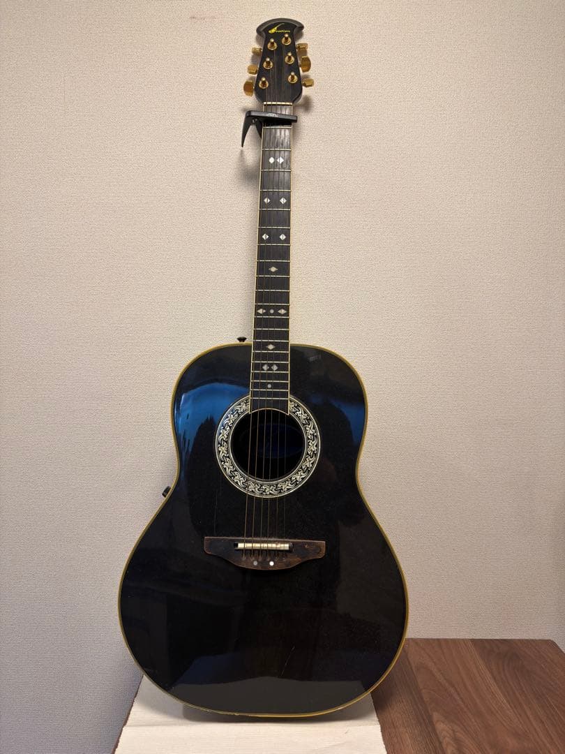 オベーション USA アコースティックギター ブラック