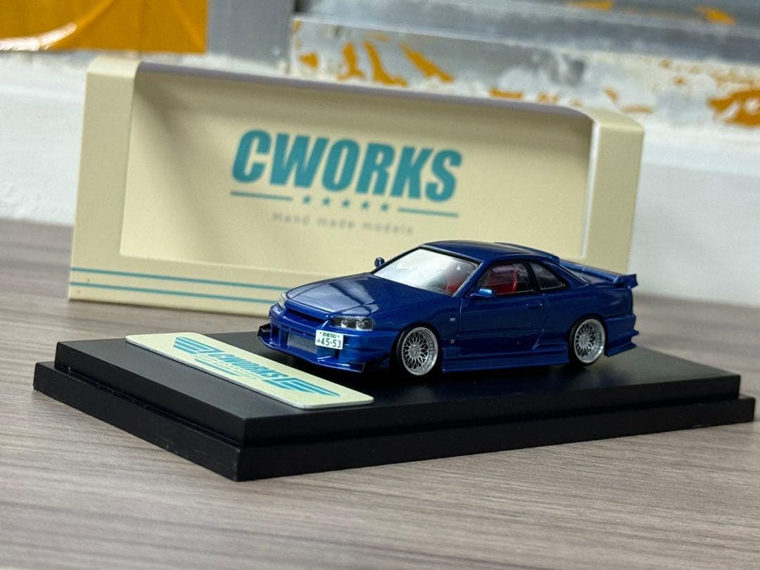 1/64 Nissan Skyline ER34 URAS 風 改 完成品