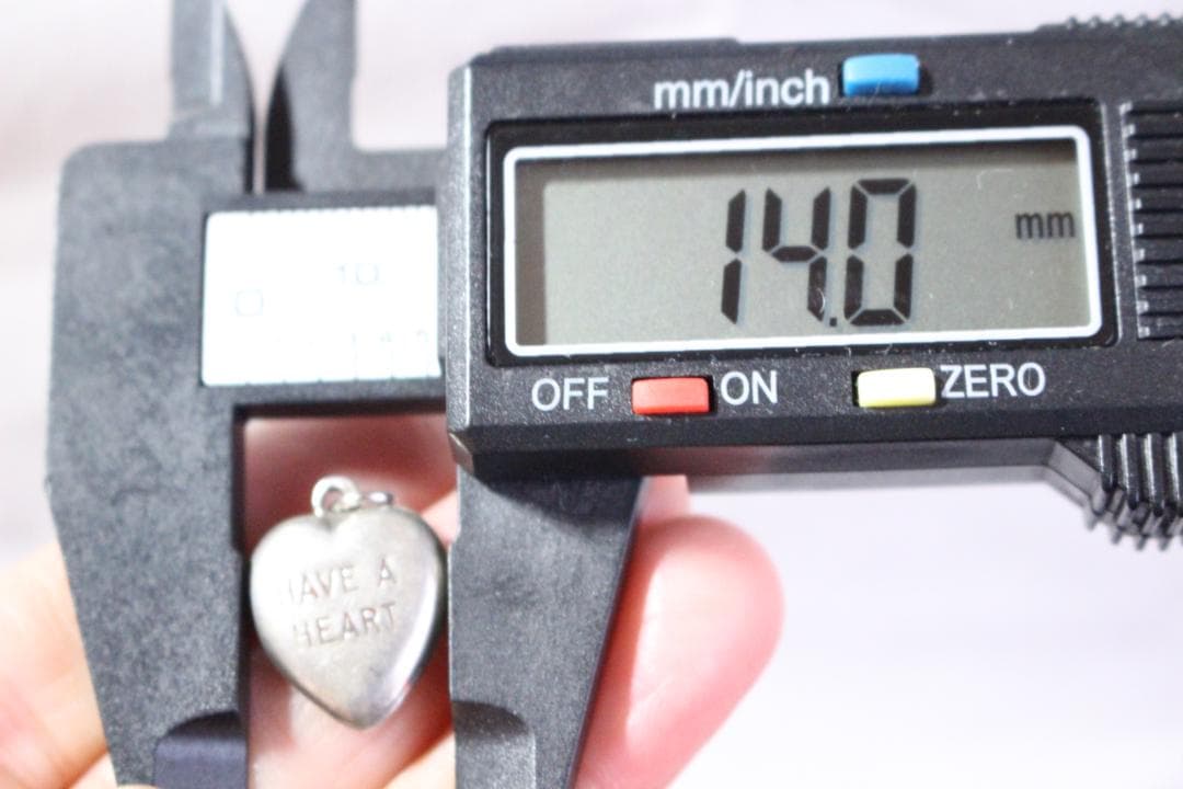 30s スウィートハートジュエリー パフィハート シルバー メッセージ