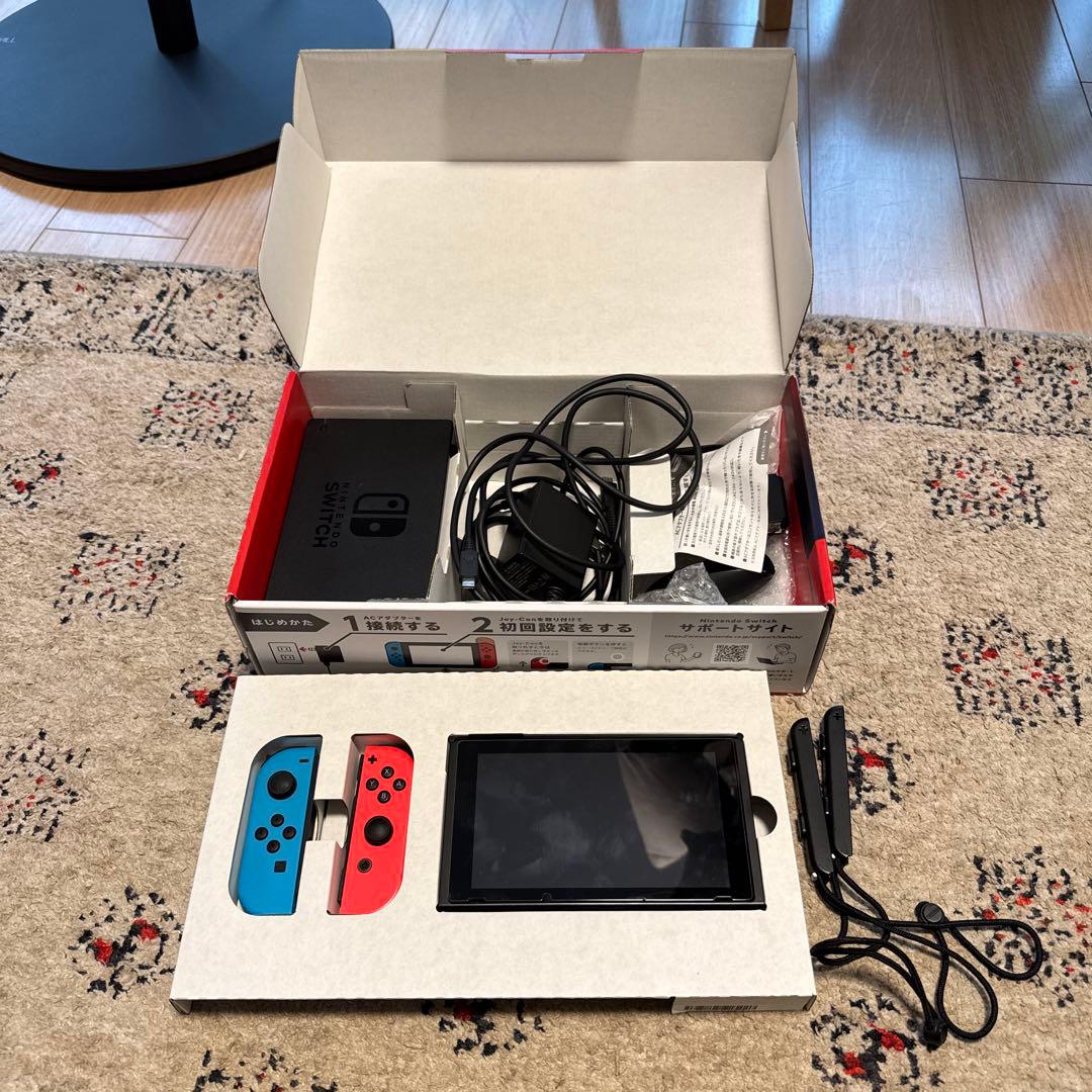 【純正プロコン付】Nintendo Switch 本体バッテリー強化版　動作良好 Nintendo Switch ニンテンドー スイッチ 本体 バッテリー強化版 Joy