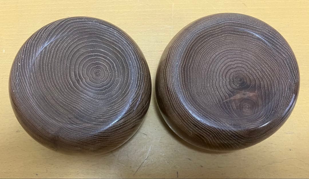 高級】蛤碁石 那智黒石 セット 木製碁笥付き 囲碁道具 - メルカリ