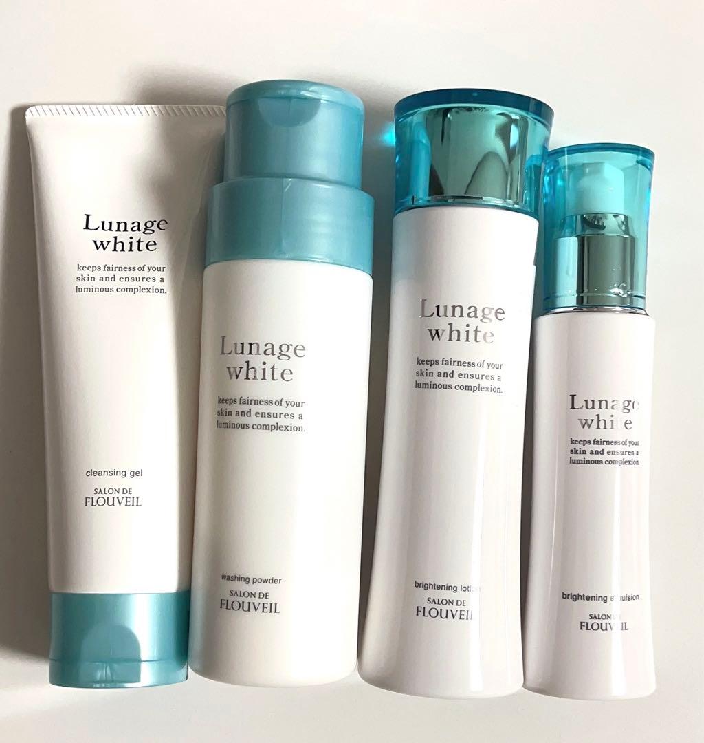 ルナージュホワイト　基礎化粧品一式　スキンケア　美白　サロンドフルベール化粧品 ルナージュホワイト