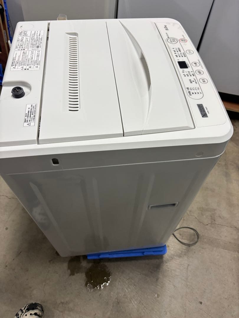 ヤマダ 洗濯機 6.0kg YWM-T60H1 2023年製