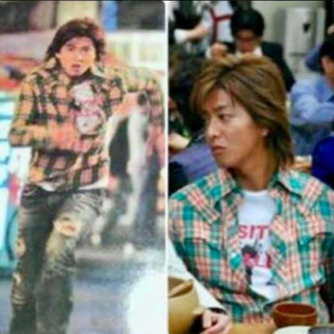 キムタク HERO TMT チェック シャツ オンブレ ダブルガーゼ