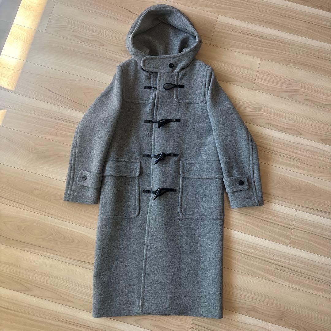 トゥモローランド　マカフィー　ダッフルコート　ロング　グレー　未使用に近い TOMORROWLAND MACPHEE マカフィー レディース ウールメルトン ロング