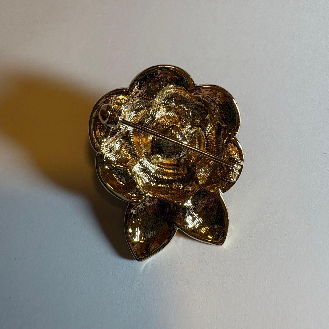 CHANEL シャネル ブローチ カメリア 花 ヴィンテージ バラ ピンバッジ