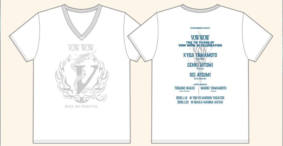新品未開封】VOW WOW 2026 会場限定 ライブT L 有明ガーデン