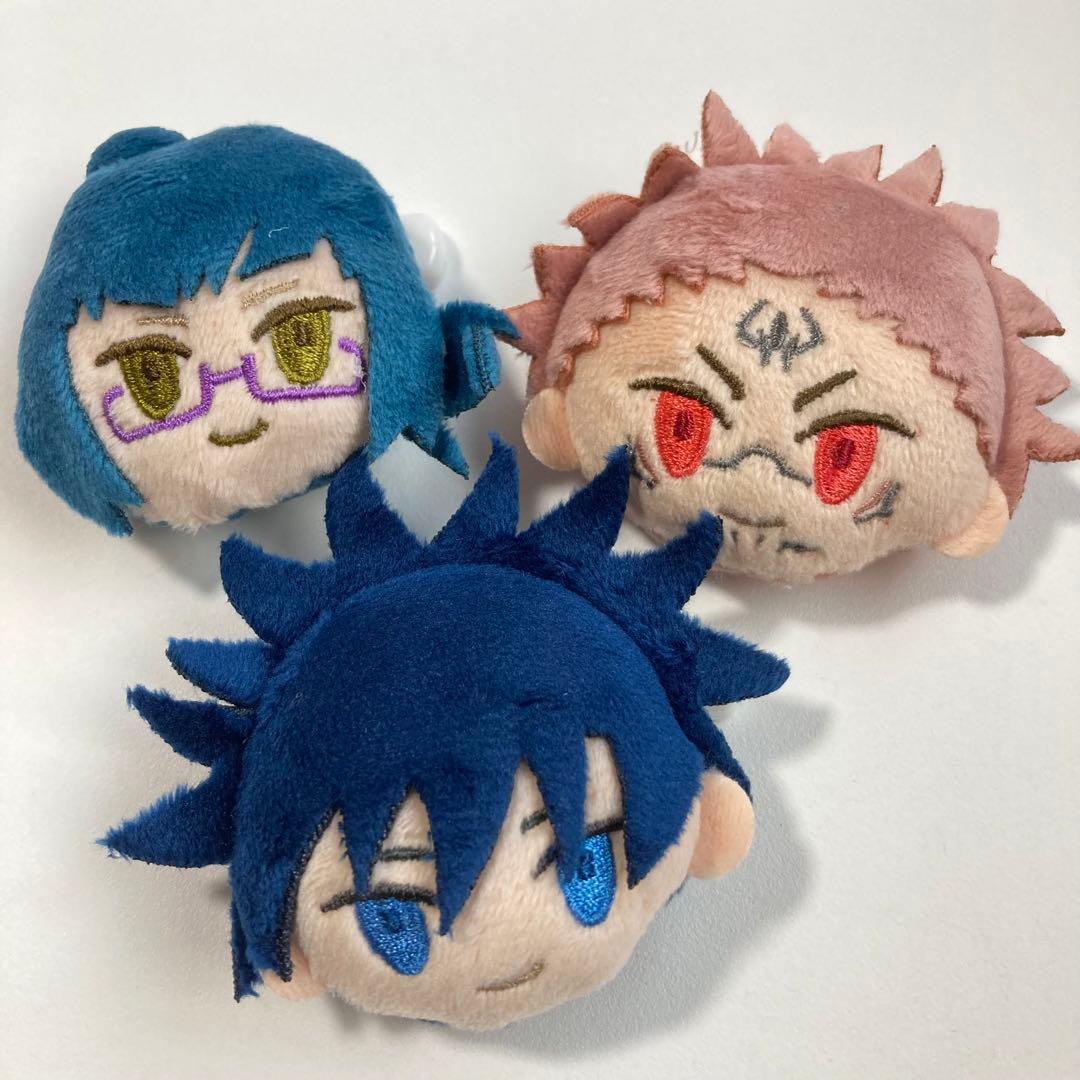 呪術廻戦☆プチっとバッジ☆ぬいぐるみバッジ☆フェイスバッジ☆ぬいバ
