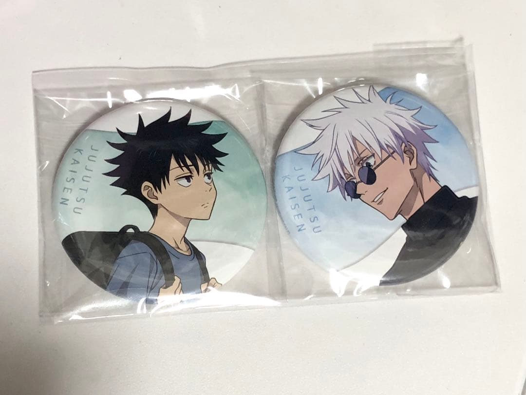 呪術廻戦 缶バッジセット 五条悟&伏黒恵 - メルカリ