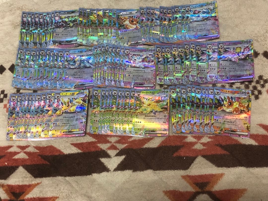 n*a様 ポケモンカード ブイズrr9種10セット