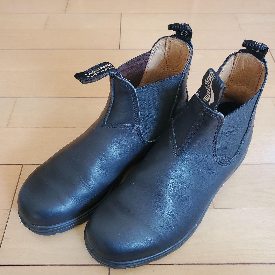 Blundstone ブラック サイドゴアブーツ