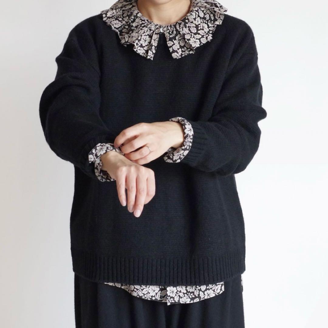 オールドマンズテーラー ワイルドベリー ラッフルカラーブラウス 新品