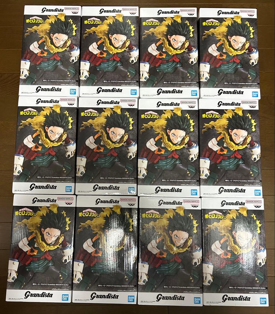 Grandista 僕のヒーローアカデミア デク 緑谷出久 １２体セット