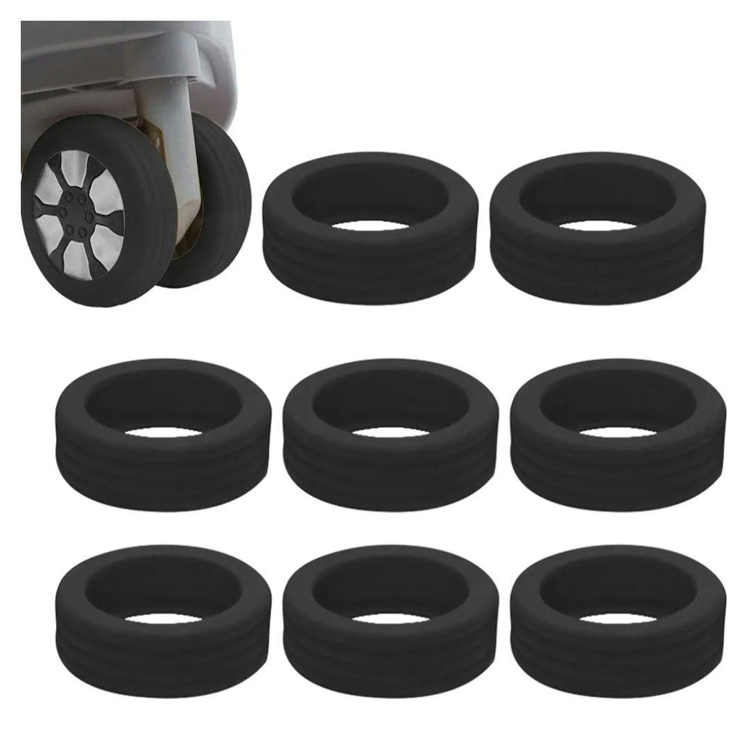 荷物ホイールプロテクタートラベルスーツケースホイールカバーシリコン高品質騒音軽減