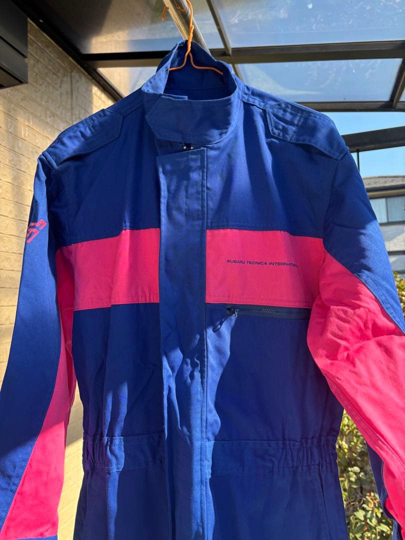 SUBARU スバル 作業着 つなぎ　ブルー&ピンク　　Lサイズ Yahoo!オークション -「(スバル subaru) つなぎ」(つなぎ) (アパレル