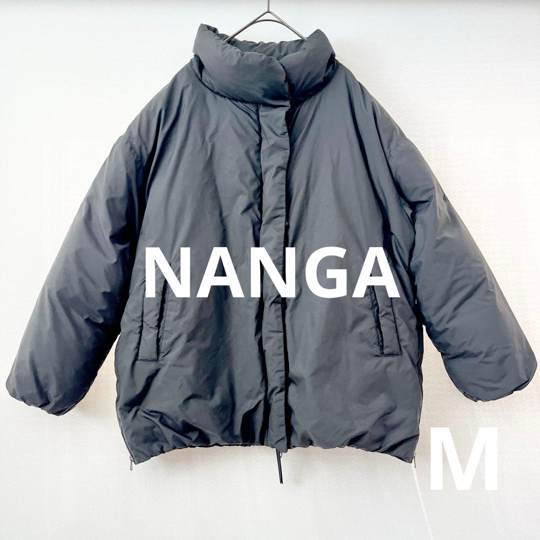 ナンガNANGAスタンドカラーダウンジャケットブラックM