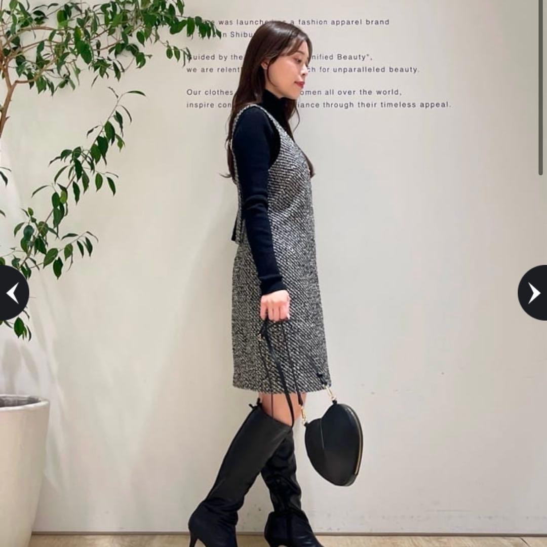 新品未使用)Mystrada♡ツイードミニジャンスカ - メルカリ