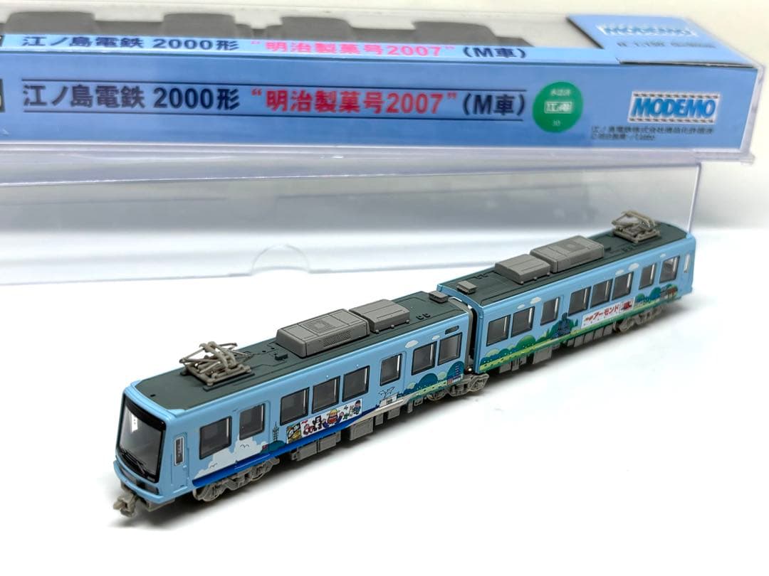 希少レア！江ノ電2000形 明治製菓号2007 モデモ Nゲージ Nゲージ modemo NT47 江ノ島電鉄 1500形 