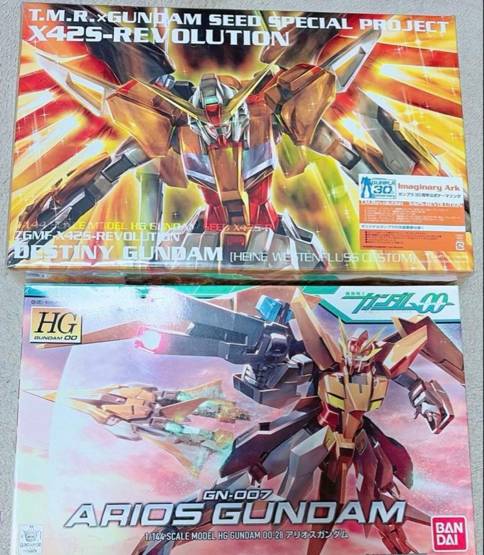 X42S-REVOLUTION ハイネ専用デスティニー　アリオスガンダム