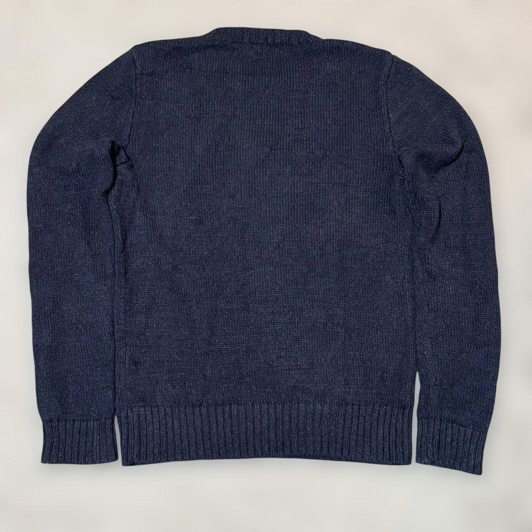 ポロラルフローレン ポロベア 刺繍 ニット セーター コットン リネン混