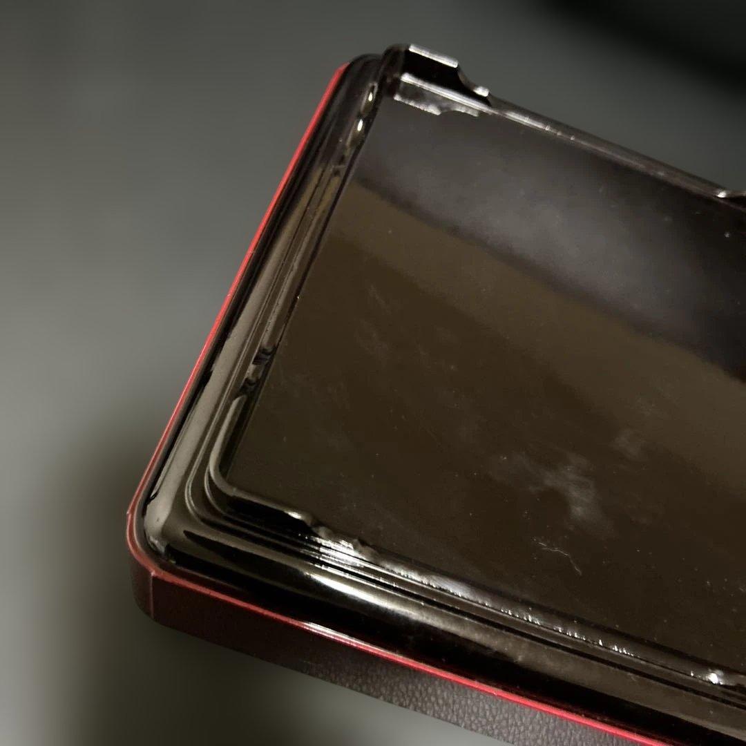 十一 重箱 ① 花柄 木製重箱 金箔装飾 四角 一段 食器 柄あり 昭和