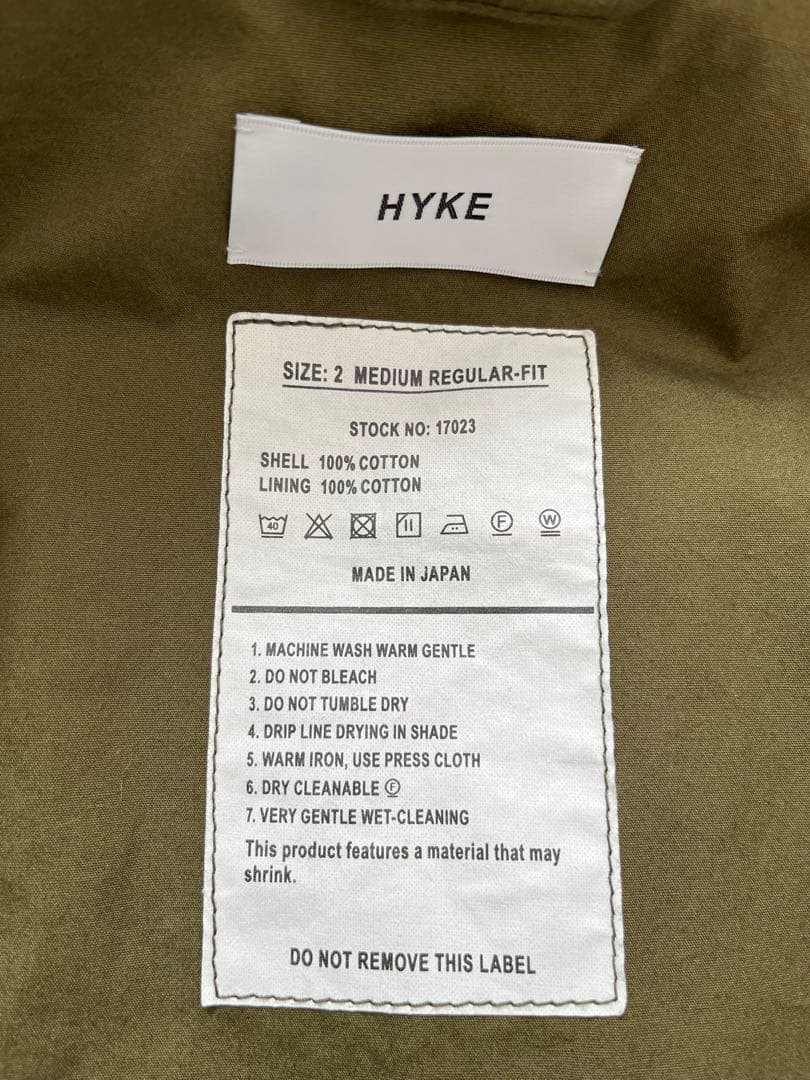 HYKE フィールドジャケット M-51 17023 高山都
