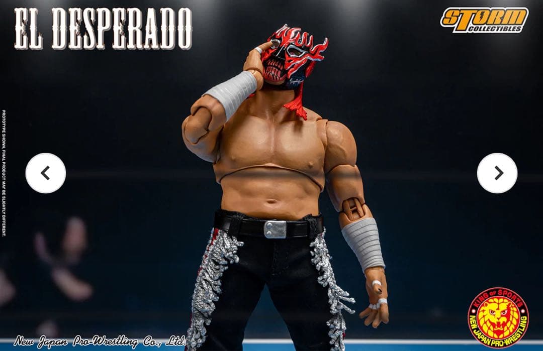 新品未開封 アクションフィギュア エル・デスペラード ブラック×レッド