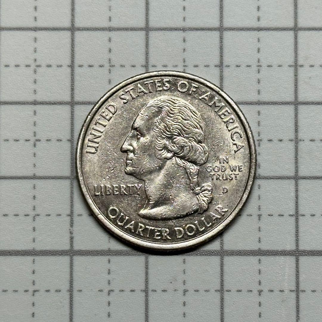 アメリカ 25セント 1788年 2001年 ニューヨーク 古銭 硬貨 貨幣 - メルカリ