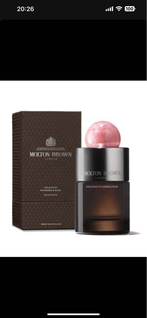 モルトンブラウン　ルバーブ＆ローズ オードパルファン 100ml 香水