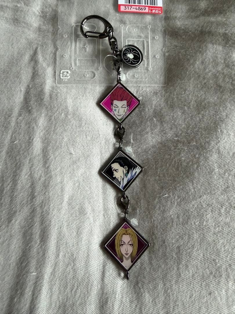 HUNTER×HUNTER ハンターハンターしまむら 三連チャーム ヒソカクロロ