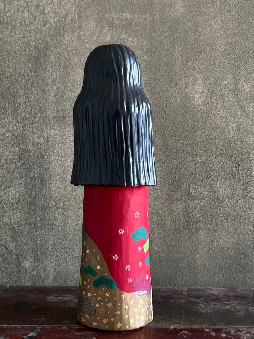 木彫 一刀彫 立ち雛人形／雛祭り 桃の節句 奈良一刀彫 井波彫刻 伝統