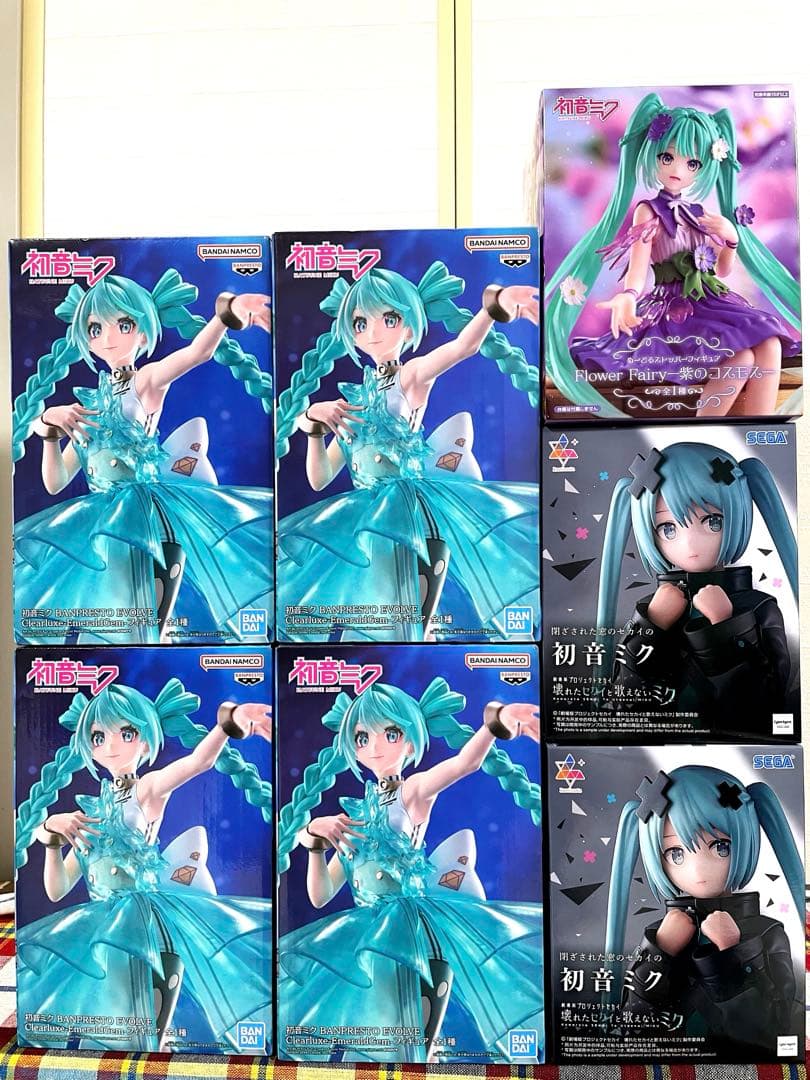 最新プライズ含む　初音ミク　フィギュアまとめ売り　7個セット