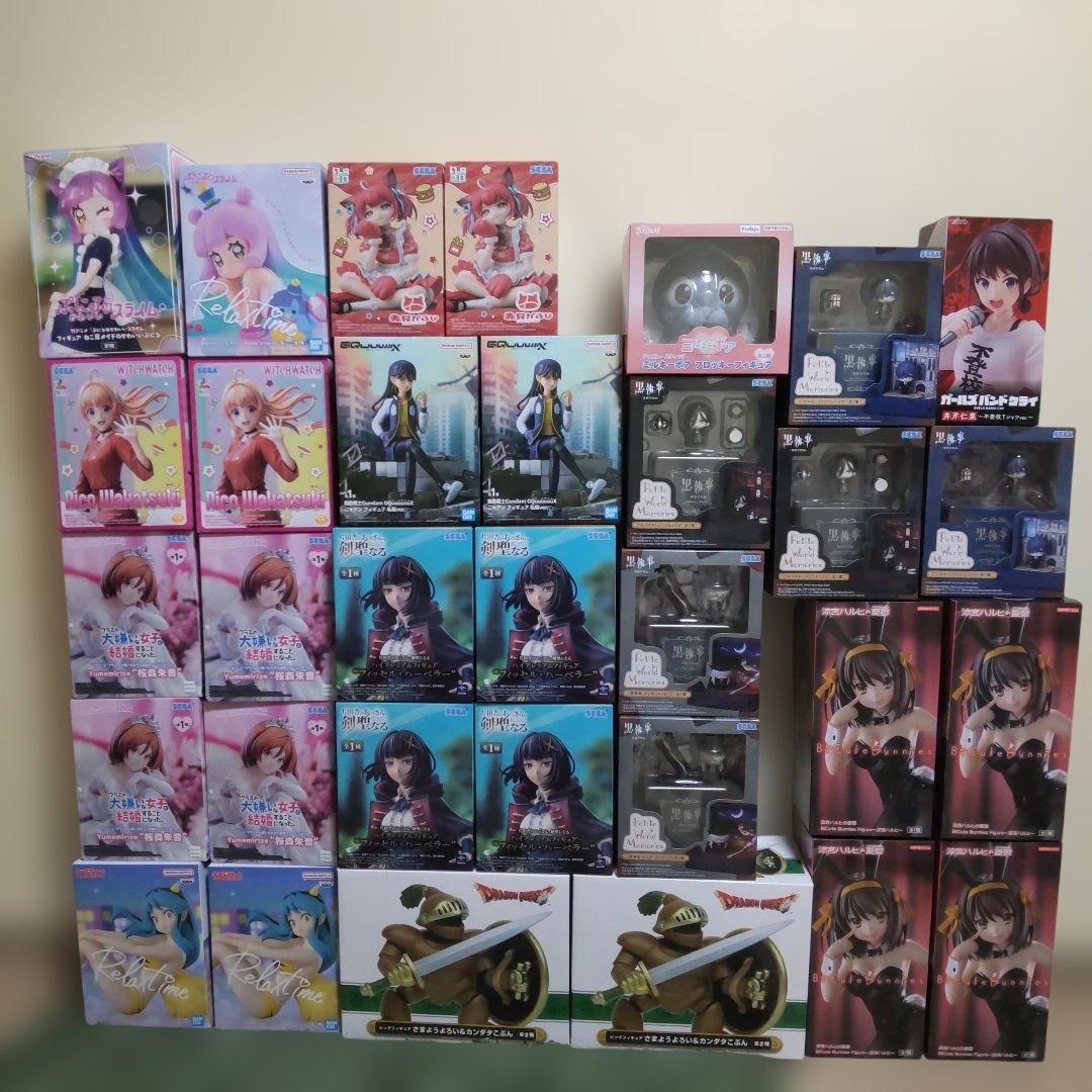 美少女フィギュア まとめ売り ラム ぷにる 井芹仁菜 涼宮ハルヒ 32個