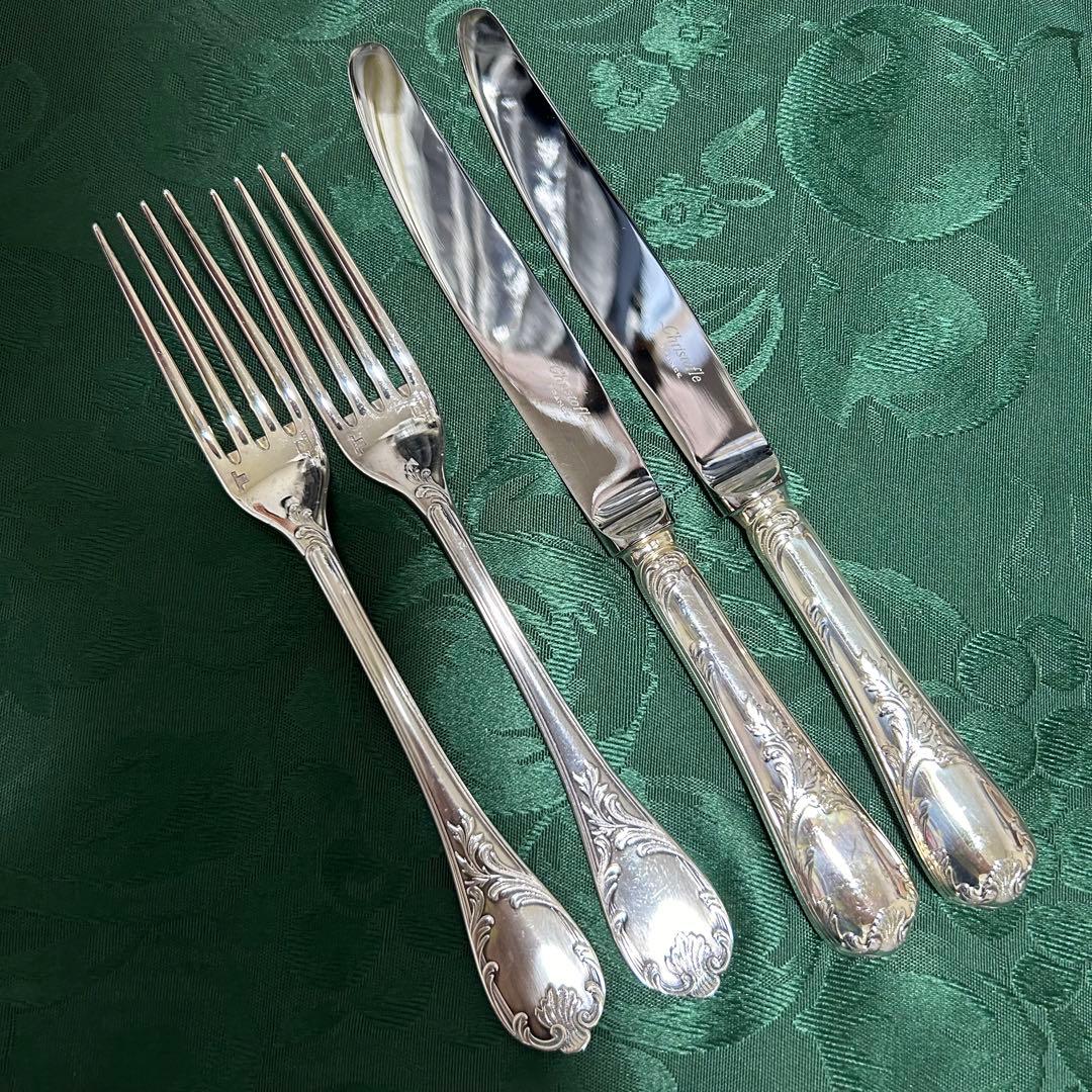 マルリー テーブルスプーン フォーク、ナイフ2本 ディナー