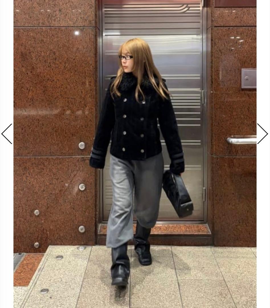 lagua gem CORDUROY BOA ジャケット ラグアジェム ブラック - メルカリ