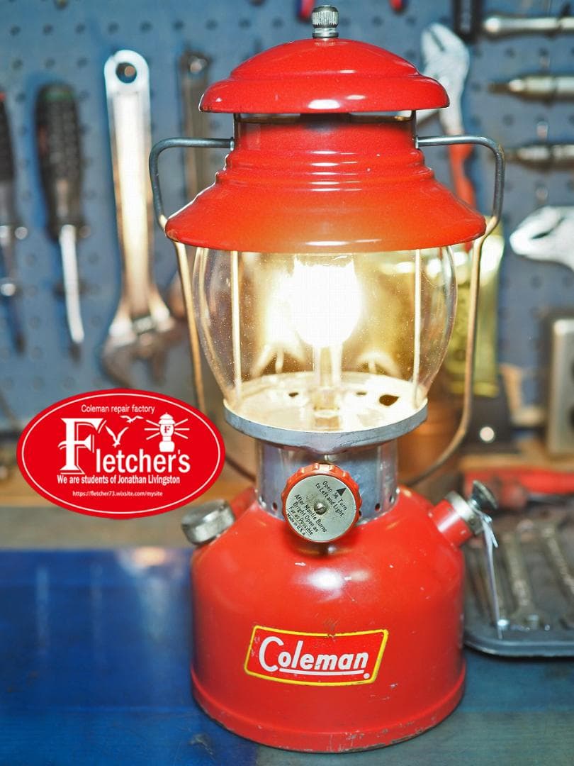 燃焼絶好調1957年7月 コールマン 200A ランタン（イエローボーダーt80