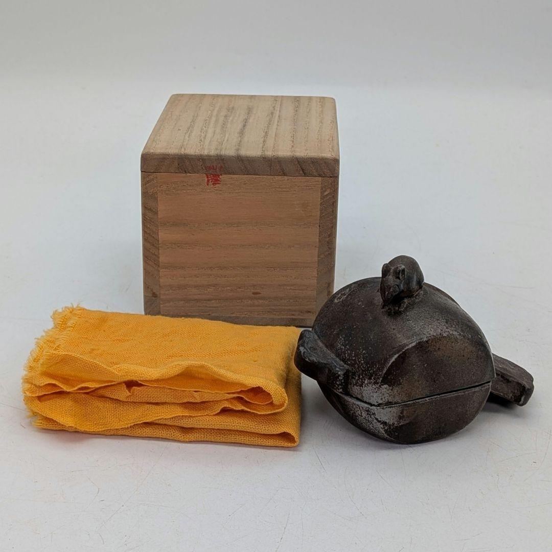 金重利陶苑 備前焼 子香合 合箱合布 抹茶道具 香道具 香盒 干支香合 金彩緋襷 茶道具 香合 色絵香合 琵琶 今岡三四郎作 : 茶道具いまや静香園 - 通販