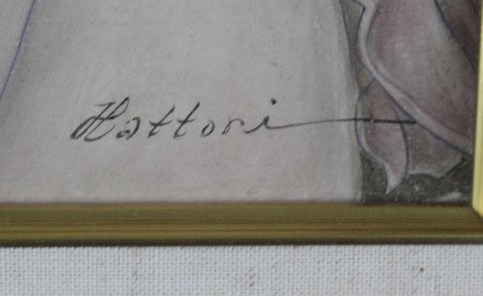 服部和三郎 窓辺の裸婦 油彩画 1980年 F4号 肉筆 - メルカリ