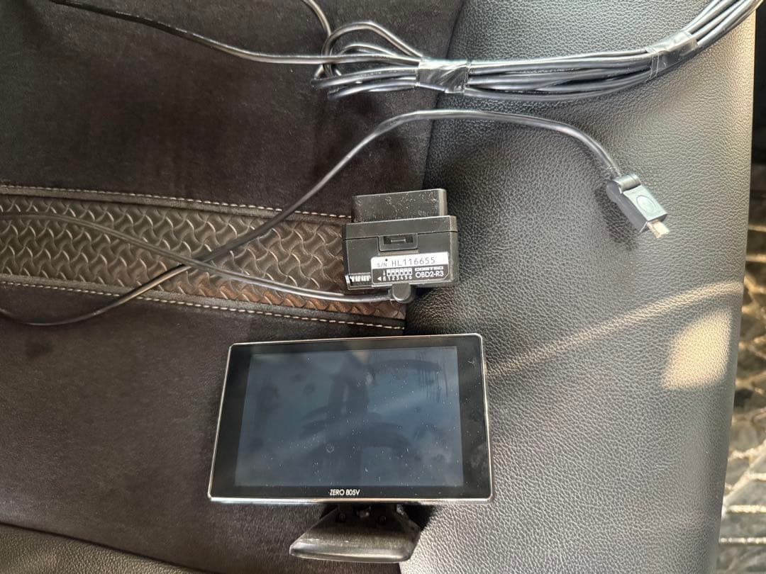 ZERO 80SV レーダー探知機本体、OBD2-R3セット